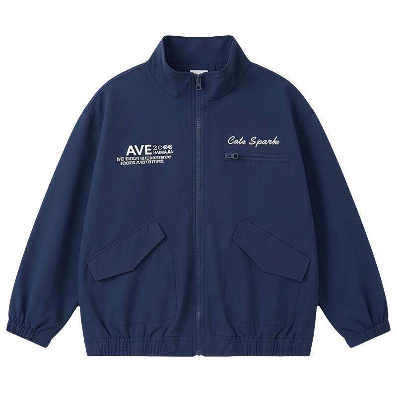 男童潮范外套夹克衫棒球服