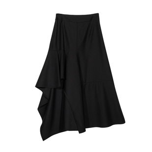 无以幻象 x 陈太太CHENTAITAI   开叉木耳边半身裙