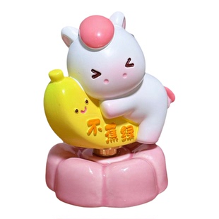 【可爱转转小马】马上有好运转转乐摆件办公室工位情绪稳定摆件