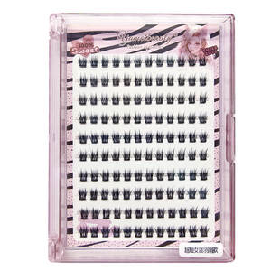 假睫毛自然免胶自粘浓密上镜睫毛网红爆款女团风胶水粘漫画睫毛女