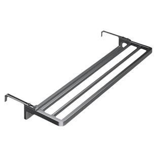 阳台晾衣神器防盗窗护栏杆窗外晾衣架窗户晾晒杆窗台伸缩晒鞋架子