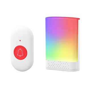 老人呼叫器无线床头家用病人按铃器一键呼救铃闪光呼唤铃看护门铃