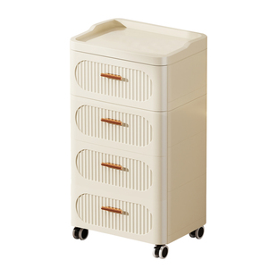 加厚塑料床头柜抽屉式家用卧室床边小型小柜子简约现代储物置物柜