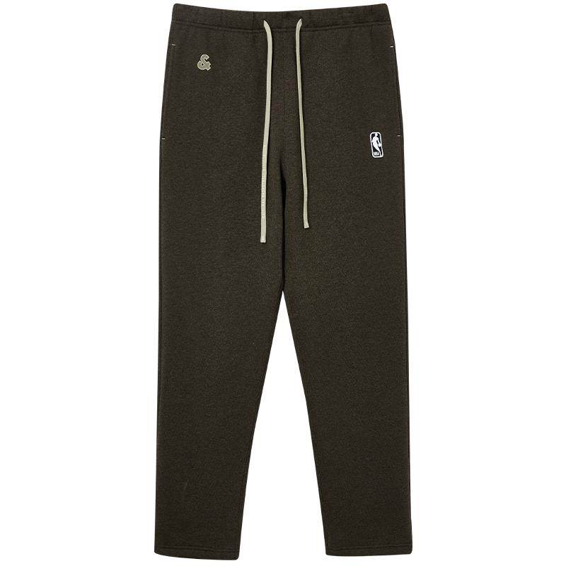 【商场爆款】杰克琼斯NBA联名潮流男装卫裤加绒长裤裤子22541D013