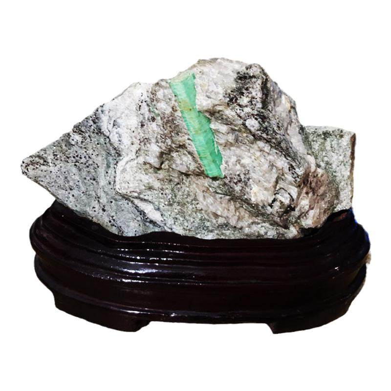 天然祖母绿原石教学标本水晶宝石