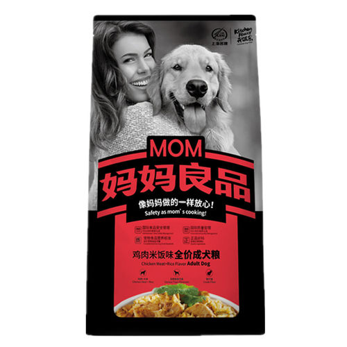 妈妈良品狗粮幼犬粮鸡肉米饭味狗粮贵宾泰迪金毛比熊通用狗粮10kg