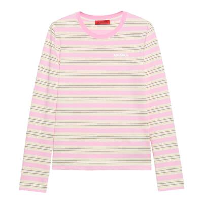 【2026春夏新品】MAX&Co.经典撞色条纹长袖棉质打底衫6971016302