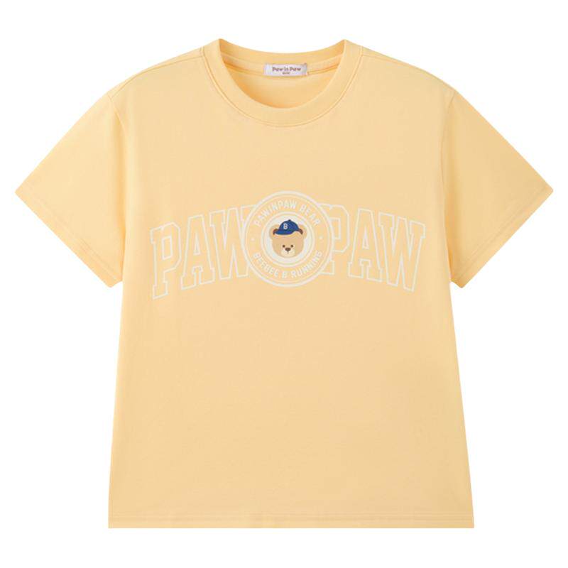 PawinPaw小熊童装26年夏新款凉感短袖T恤