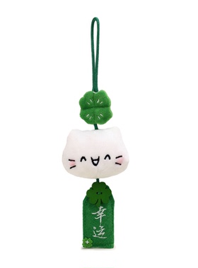 YUYI日系绿色幸运四叶草御守挂件
