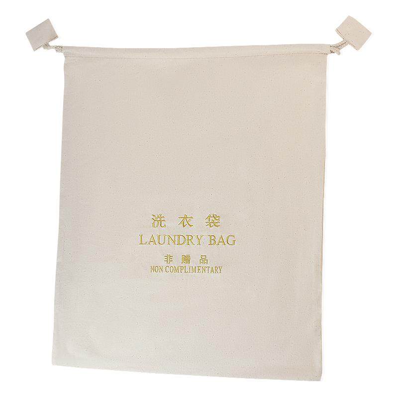 酒店专用洗衣袋帆布束口收纳袋子