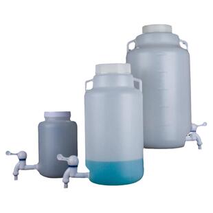 下口瓶加厚圆形大号塑料桶手提水桶龙头瓶储水桶水龙头放水桶