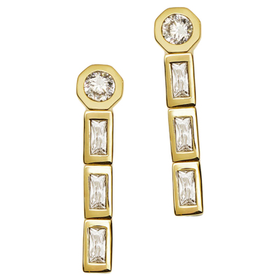 Lucy Williams × Missoma闪钻流苏耳钉高级感轻奢气质度假风耳饰