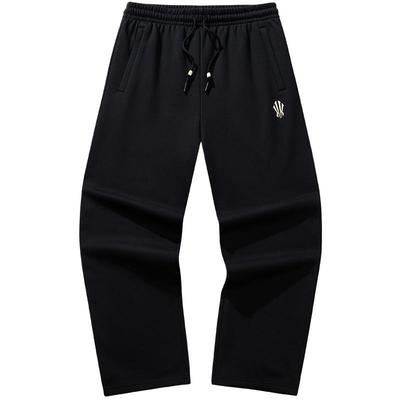 安踏欧文同款加绒抽绳直筒裤