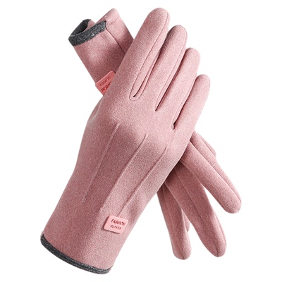 【可触屏】加绒面手套冬季手套