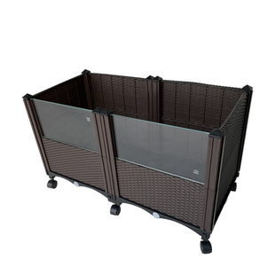 缘友之家 黄缘闭壳龟生态养殖环境 黄缘龟专用缸 安缘台缘饲养箱