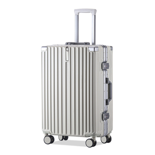 铝框行李箱拉杆箱女20寸登机2026新款静音万向轮男密码旅行皮箱子