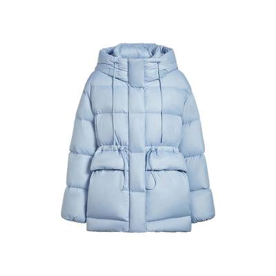 FIVEPLUS美拉蓝连帽羽绒