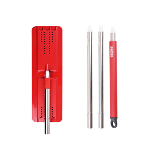 终洁者平板拖把头替换头懒人拖把家用免手洗拖把转轴博生板子配件