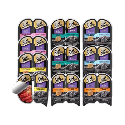 希宝一分为二主食级猫零食餐盒