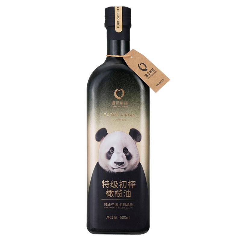 遇见熊猫橄榄油特级初榨纯正品质