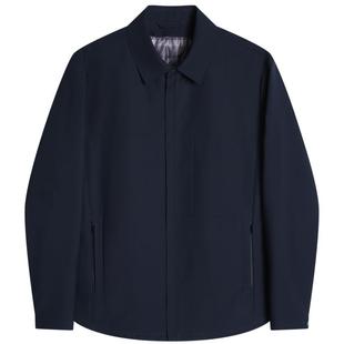 【可拆卸鹅绒内胆】劲霸男装秋冬男士轻薄羽绒服翻领行政夹克外套