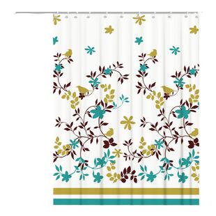 浴帘防水布隔断高档卫生间浴室免打孔防霉洗澡门帘套装挂帘窗帘子