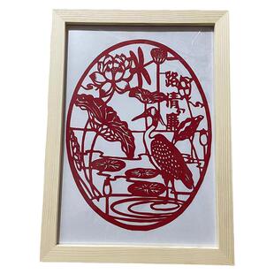 新款廉政主题剪纸手工作品中国风廉洁爱国反腐文化刻纸镂空窗花贴