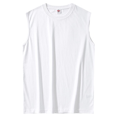 日系夏季男士纯棉无袖坎肩背心潮