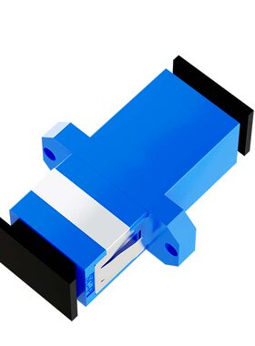 Tengfei电信级SC-SC单工耦合器 SC接口法兰盘光纤跳线接头适配器延长对接头转接器五个装