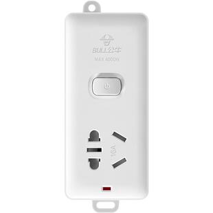 公牛16安插座无线 不带线多功能16a转换器大三孔插板空调接线插排