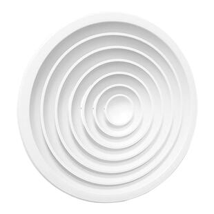 铝合金圆形散流器风口排风出风口新风系统中央空调风口可拆内胆