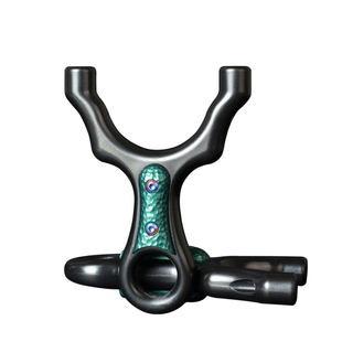 聚义弓社金属配重扁皮筋聚碳虎顶顶卡弹弓户外高精度成人大全速射