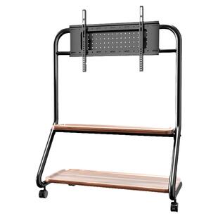 贝石可移动电视机柜支架落地式带轮推车双子塔艺术支架55/65/75寸