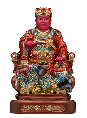 树脂广泽尊王神像客厅工艺摆件