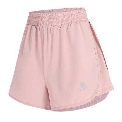 骆驼速干短裤女春夏季户外瑜伽裤