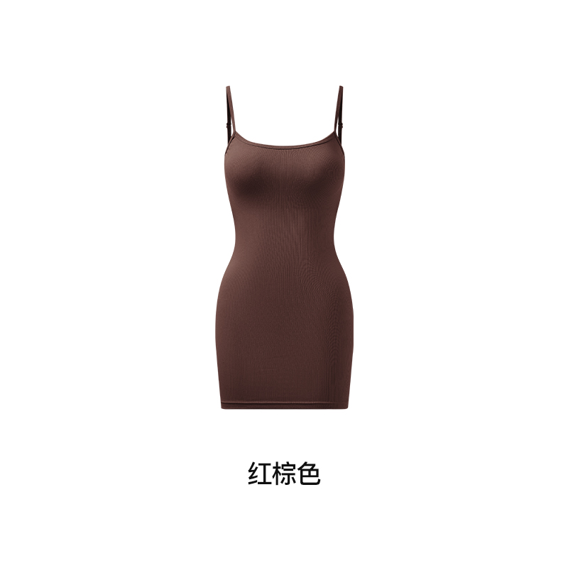 曲线主义连衣裙修身吊带裙skims