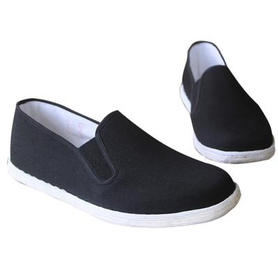 秋季手工大码麻线平跟透气布鞋