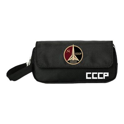 cccp航天局苏联太空翻盖创意笔袋