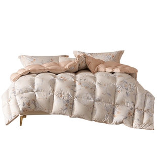 水星家纺鹅绒被子冬被95白鹅绒被抗菌被芯床品床上用品结婚庆喜被