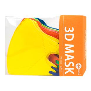 香港MEDEIS时尚多彩色渐变潮款3D立体口罩男女高颜值2025明星同款