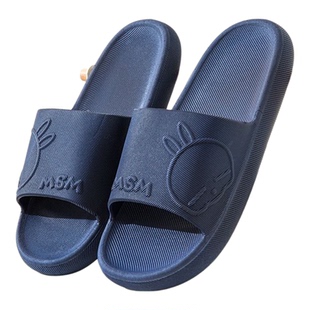 流氓兔凉拖鞋女夏季简约室内厚底防滑情侣浴室洗澡居家软底拖鞋男