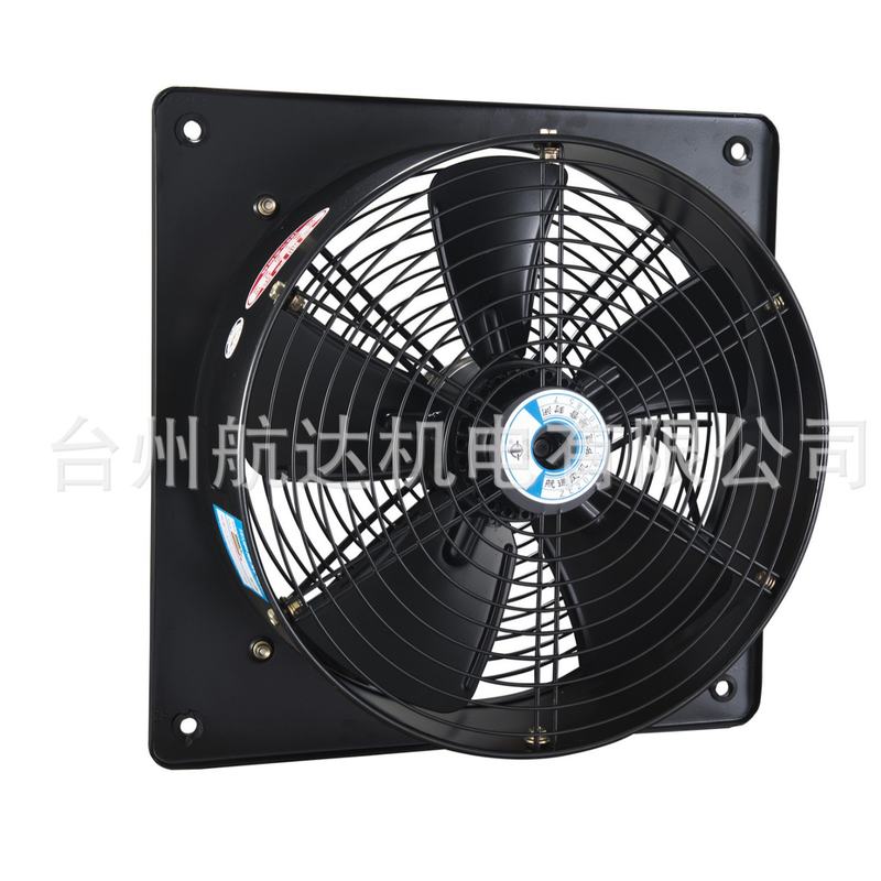 航燕牌外转子风机方形壁式轴流风机YWF6E-600工业排风扇