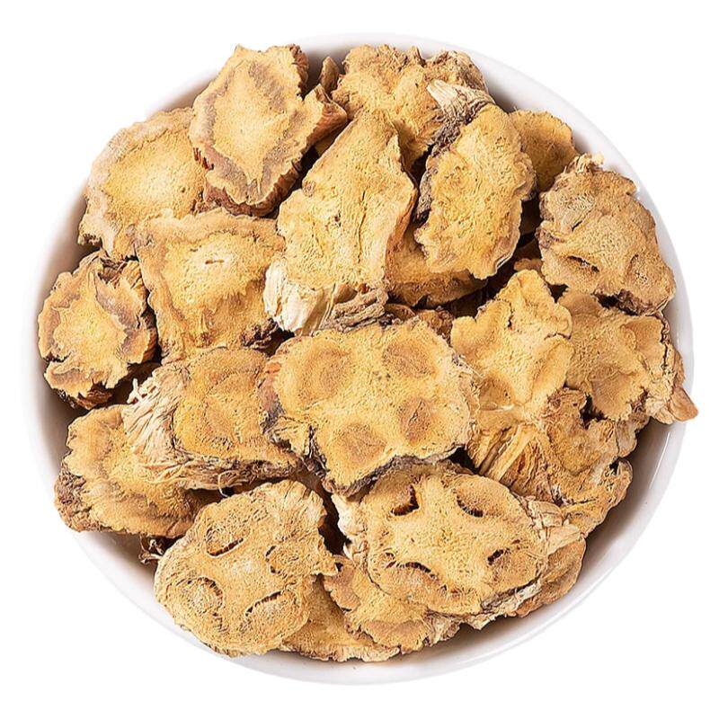 官方正品野生大片秦艽根500g