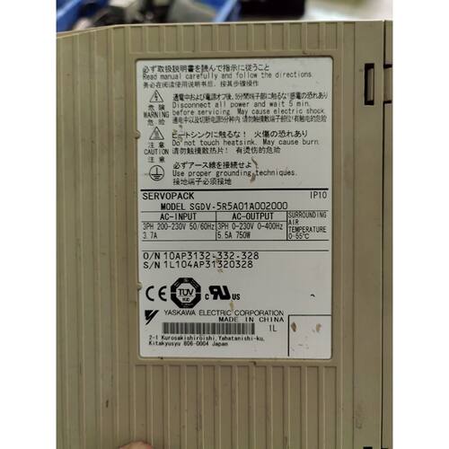 非标价安川5系750W伺服驱动器SGDV5R5A01A00200议价