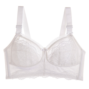 Moldbaby/玛迪贝尔大胸显小内衣女全罩杯聚拢性感蕾丝文胸热销薄