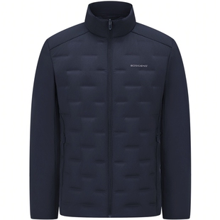 【鹅绒】波司登2025秋季新款男短款高端轻暖户外立领轻薄羽绒服