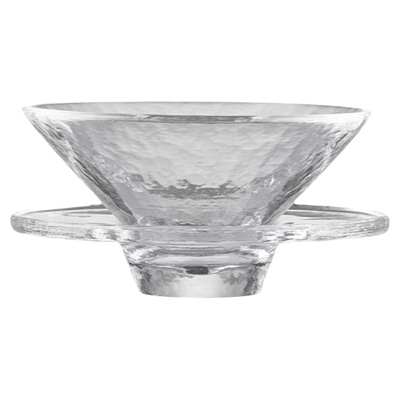 仿唐宋制玻璃斗笠品茗杯