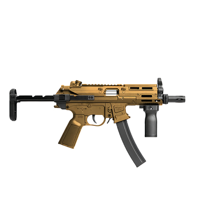 可下场】顽客MP5K UTG金骨金波金齿电动连发玩具枪wargame发射器