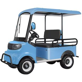 小巴士m9四轮老年电动代步车老人电动四轮车观光车带棚接送孩子