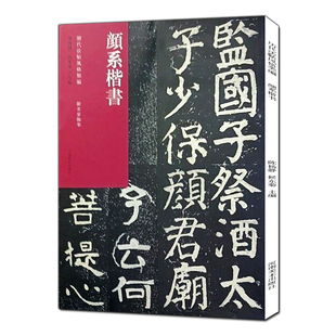 颜系楷书 历代法帖风格类编 颜真卿家庙碑四山摩崖石刻碑帖名家毛笔字帖技法临摹范本鉴赏赏析中国书法史书籍 河南美术出版社